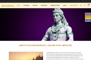 Pujaabhishekam Website